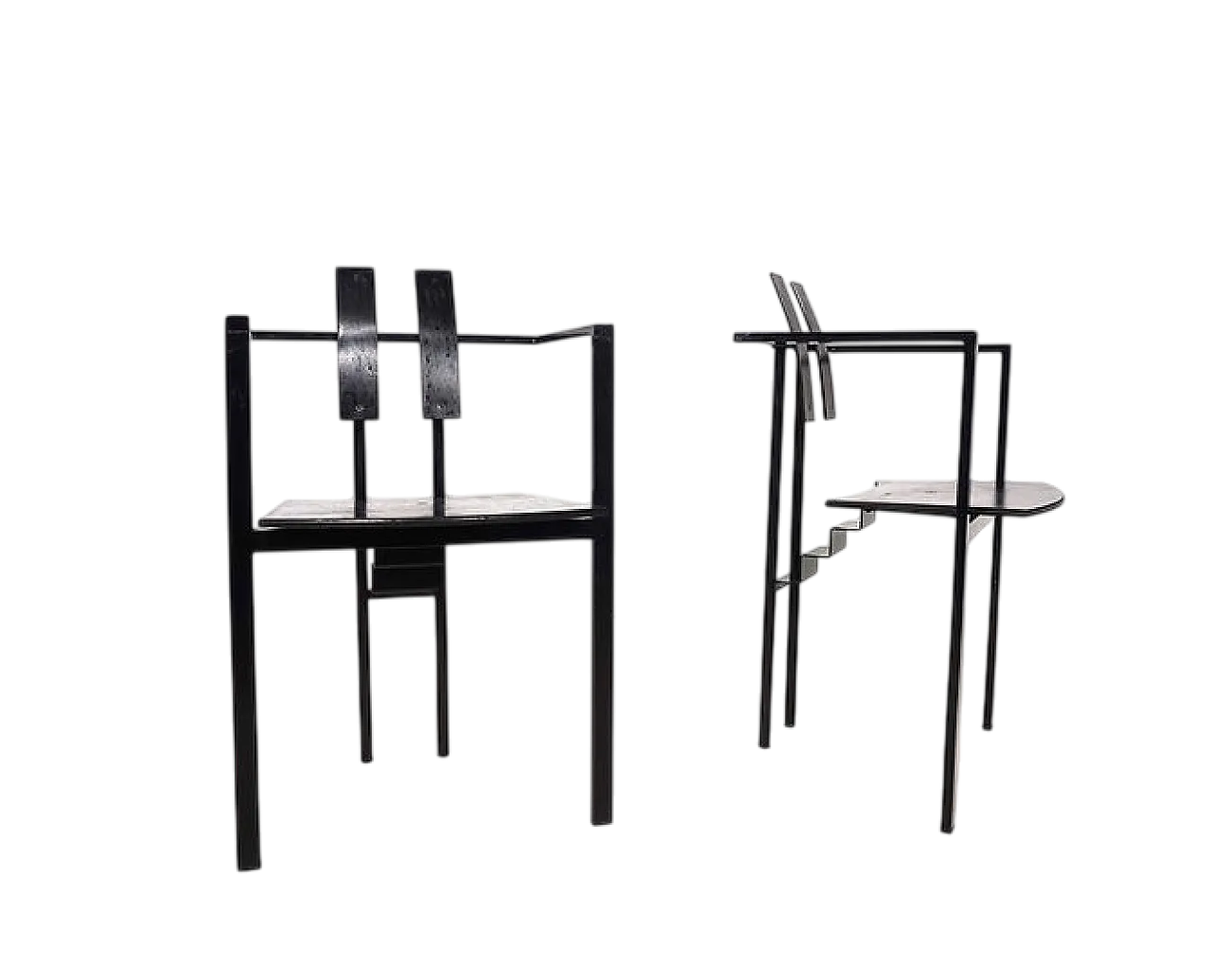 Coppia di sedie KFF Trix Memphis di Karl Friedrich Förster, anni '80 14