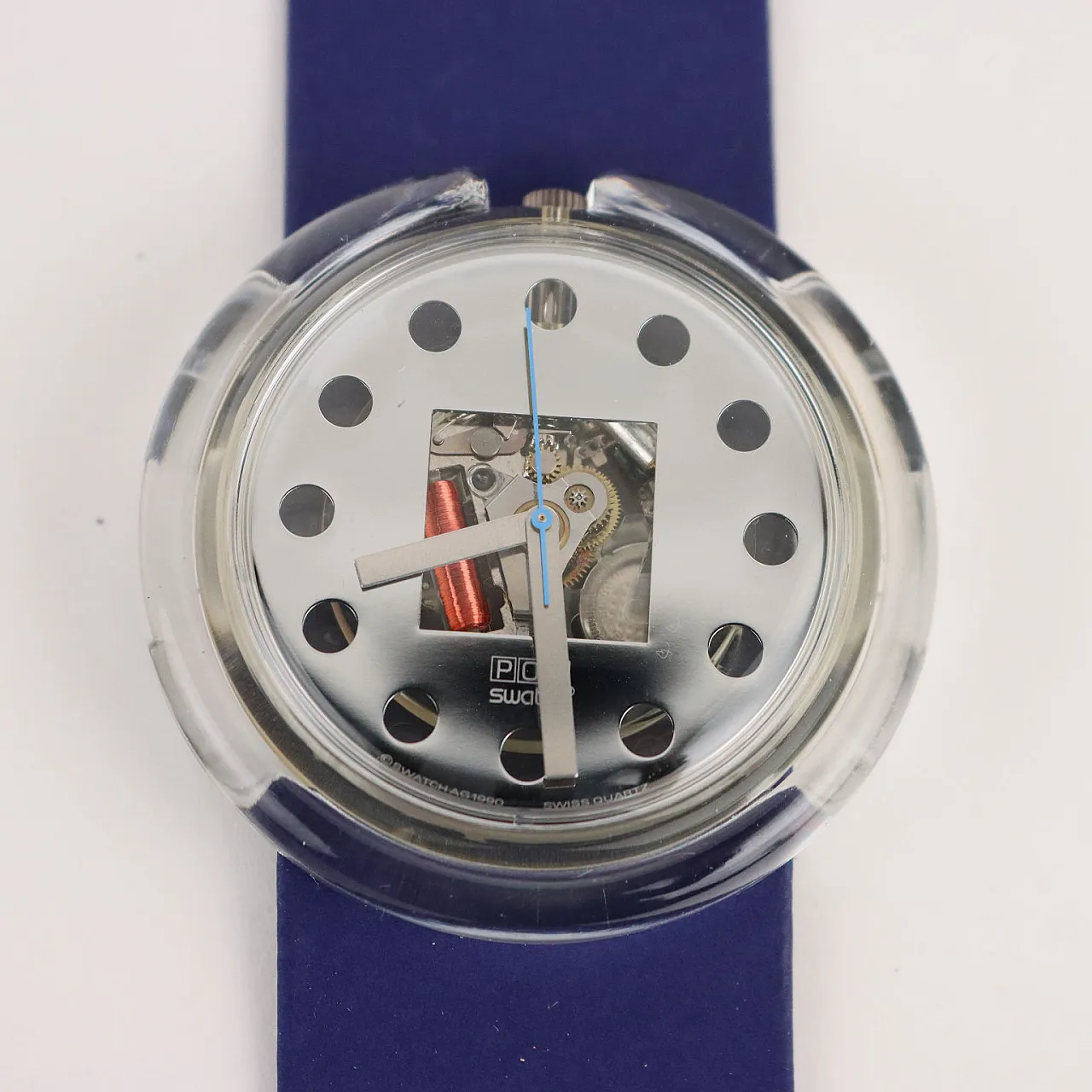 Swatch Pop PW144 Legal Blue resistente all'acqua, 1990 4