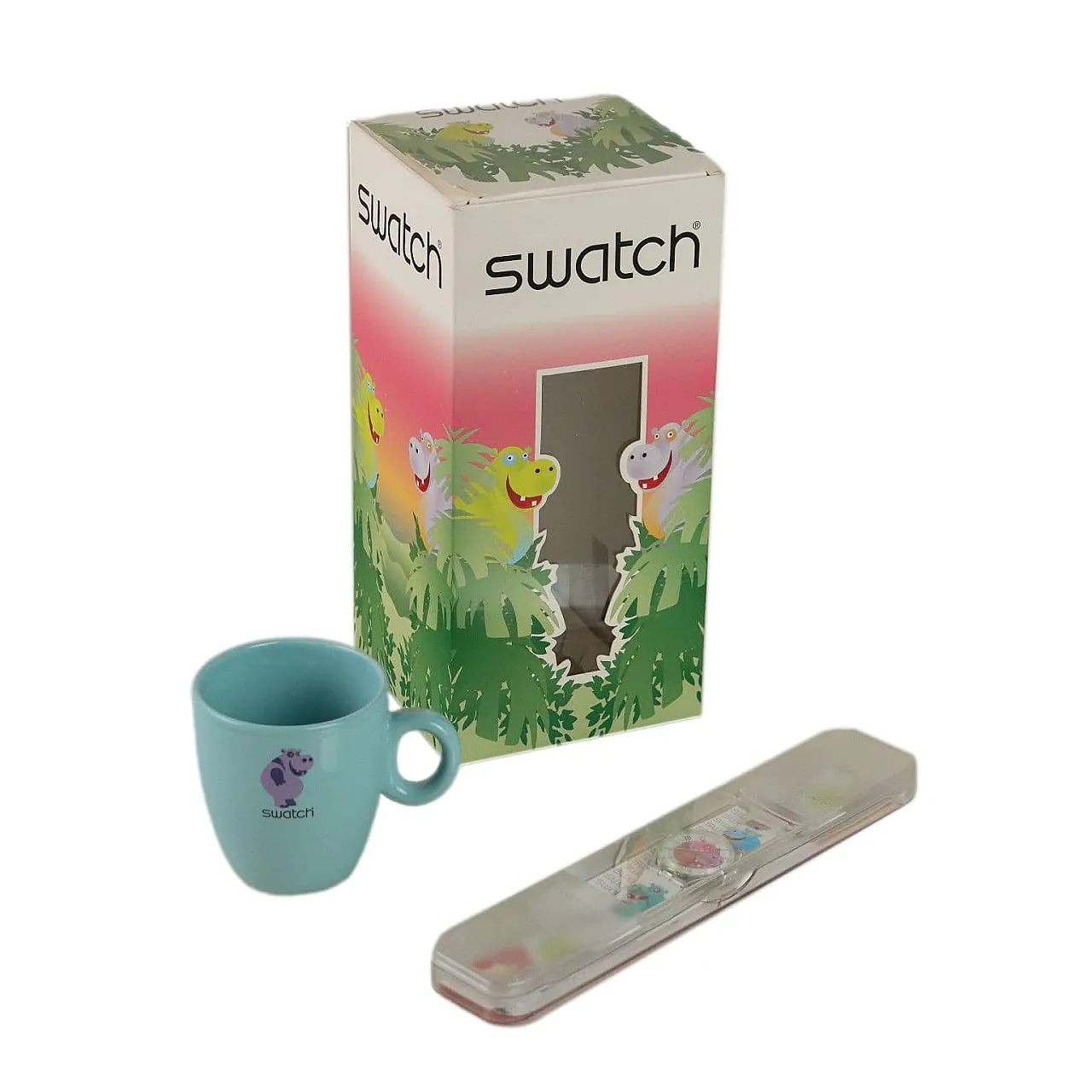 Tazza da caffè Swatch Jungle Friend GE 154, '900 1