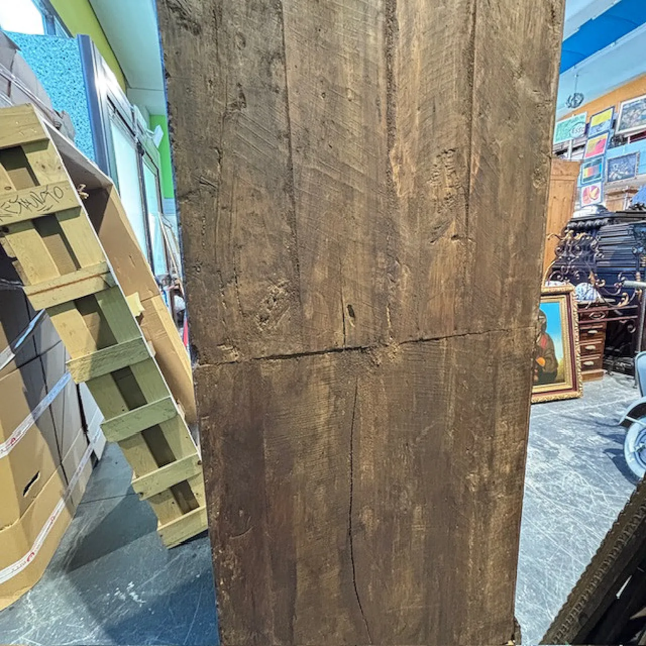 Angoliera Carlo X noce massello, primi 800 16