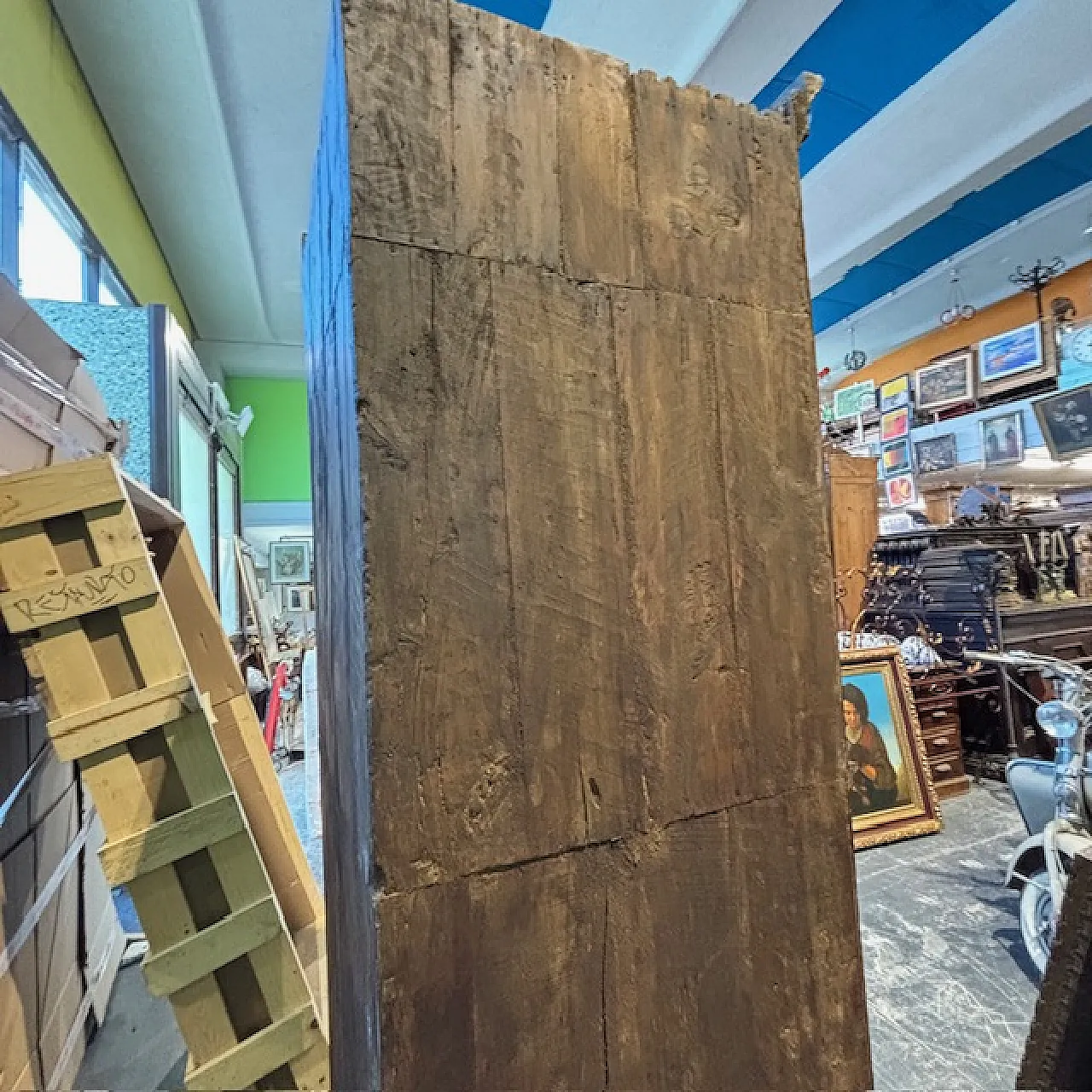 Angoliera Carlo X noce massello, primi 800 17