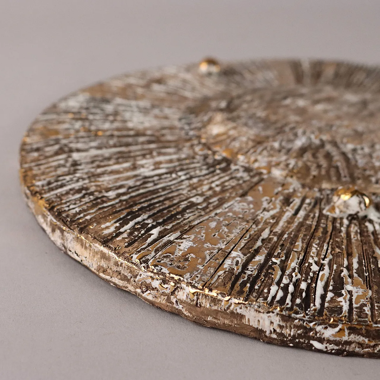 Piatto Gudrun Baudisch-Wittke in ceramica di Hallstatt, anni '60 5