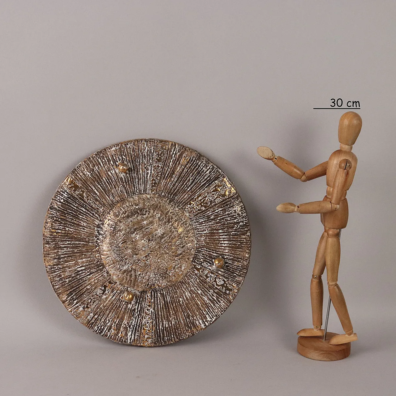 Piatto Gudrun Baudisch-Wittke in ceramica di Hallstatt, anni '60 6