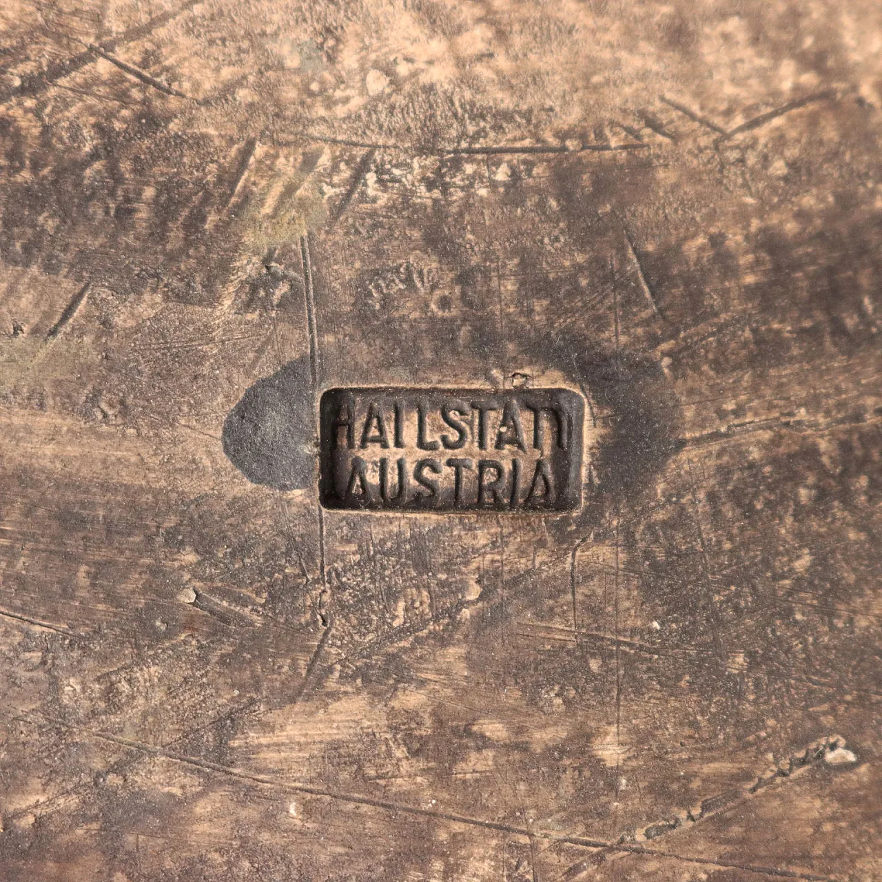 Piatto Gudrun Baudisch-Wittke in ceramica di Hallstatt, anni '60 8