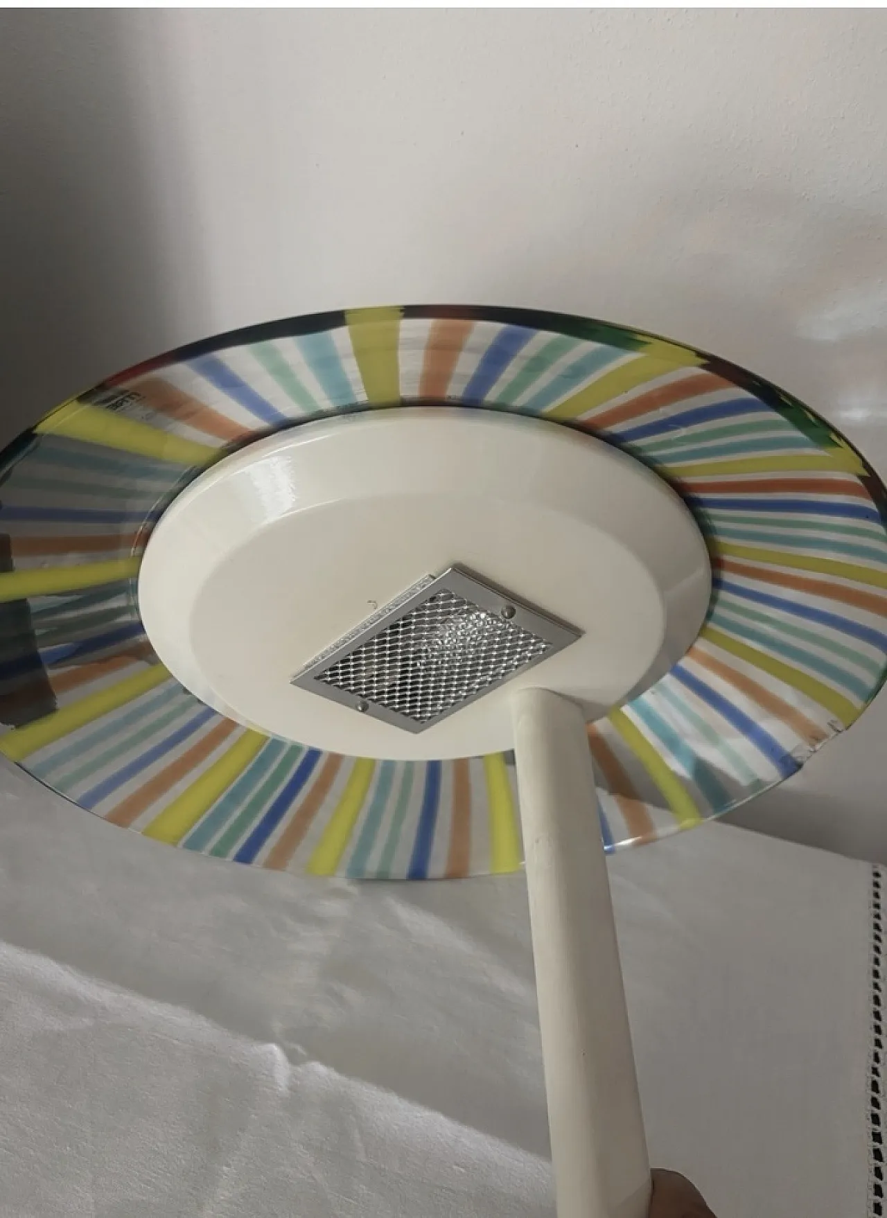 ITRE lamp by Mauro Marzollo, Murano glass, 80s 2