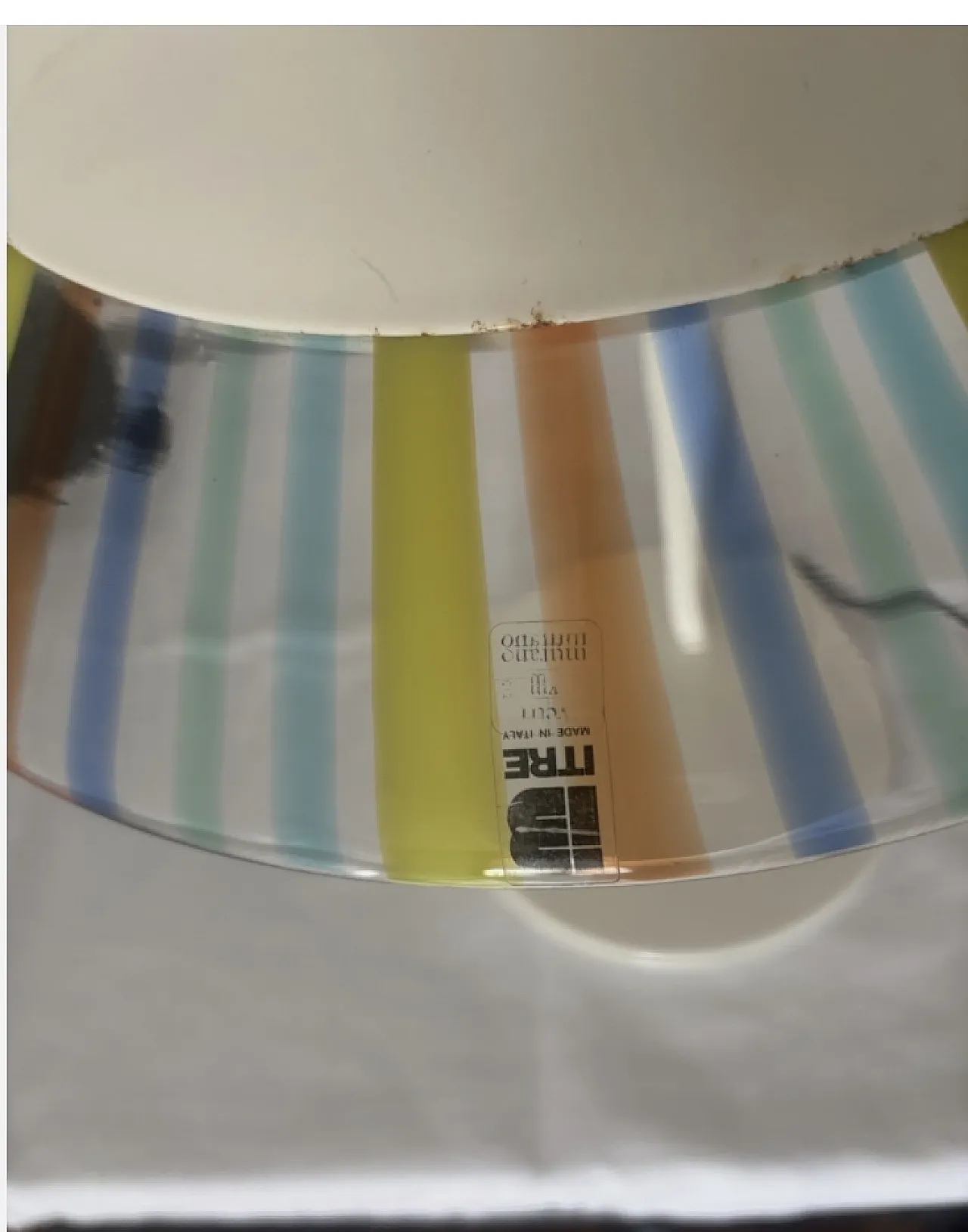 ITRE lamp by Mauro Marzollo, Murano glass, 80s 5