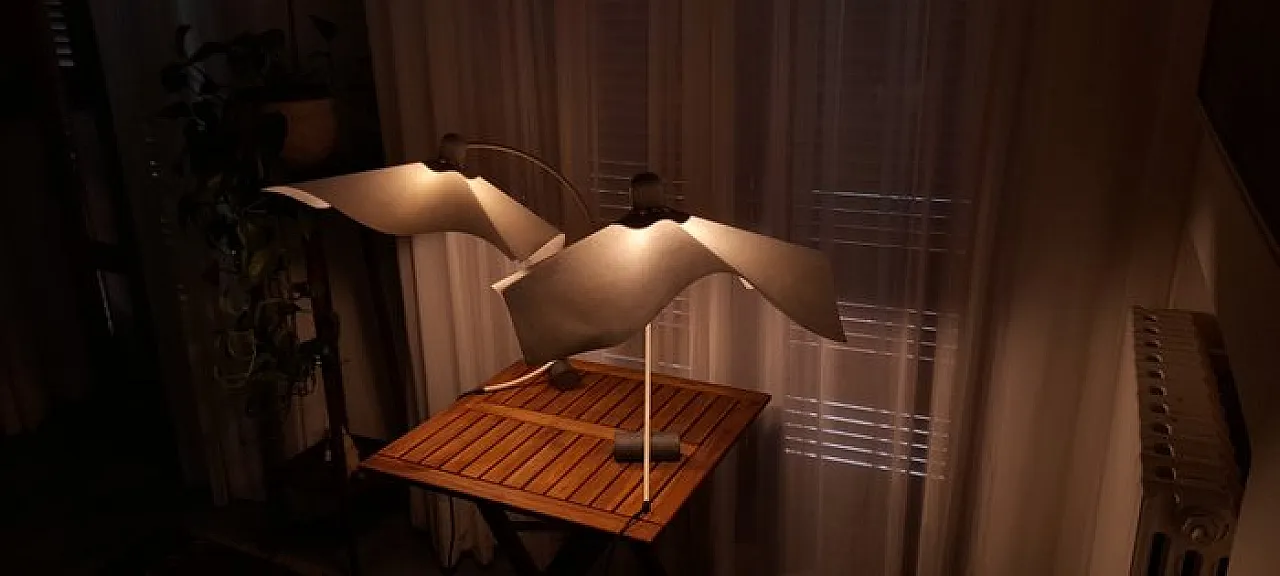 Coppia di lampade da Tavolo Artemide Area di Mario Bellini, anni '70 27