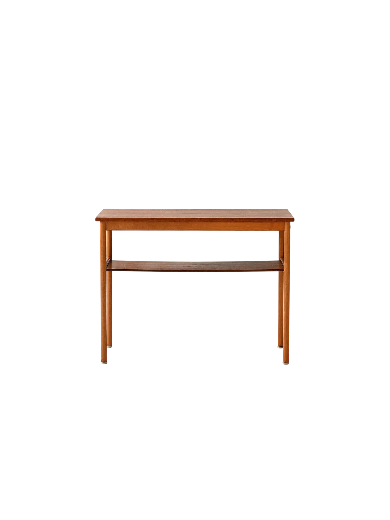 Vintage 1950s Scandinavian coffee table in beech and teak 8