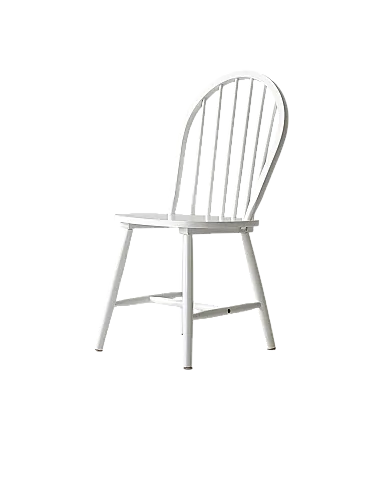 White Scandinavian chair