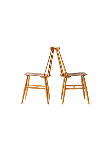 Pair of Scandinavian Fanett chairs by Ilmari Tapiovaara