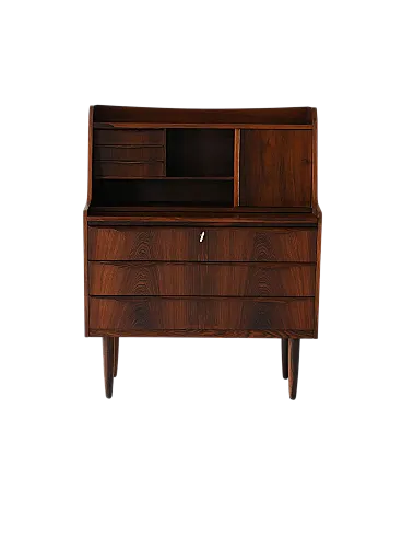 Vintage Scandinavian rosewood secretary from the 50s/60s