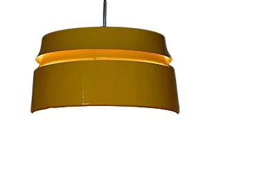 Lampada da soffitto scandinava gialla anni ’60/’70