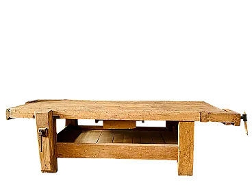 Banco da falegname in faggio 4 morse, primi '900