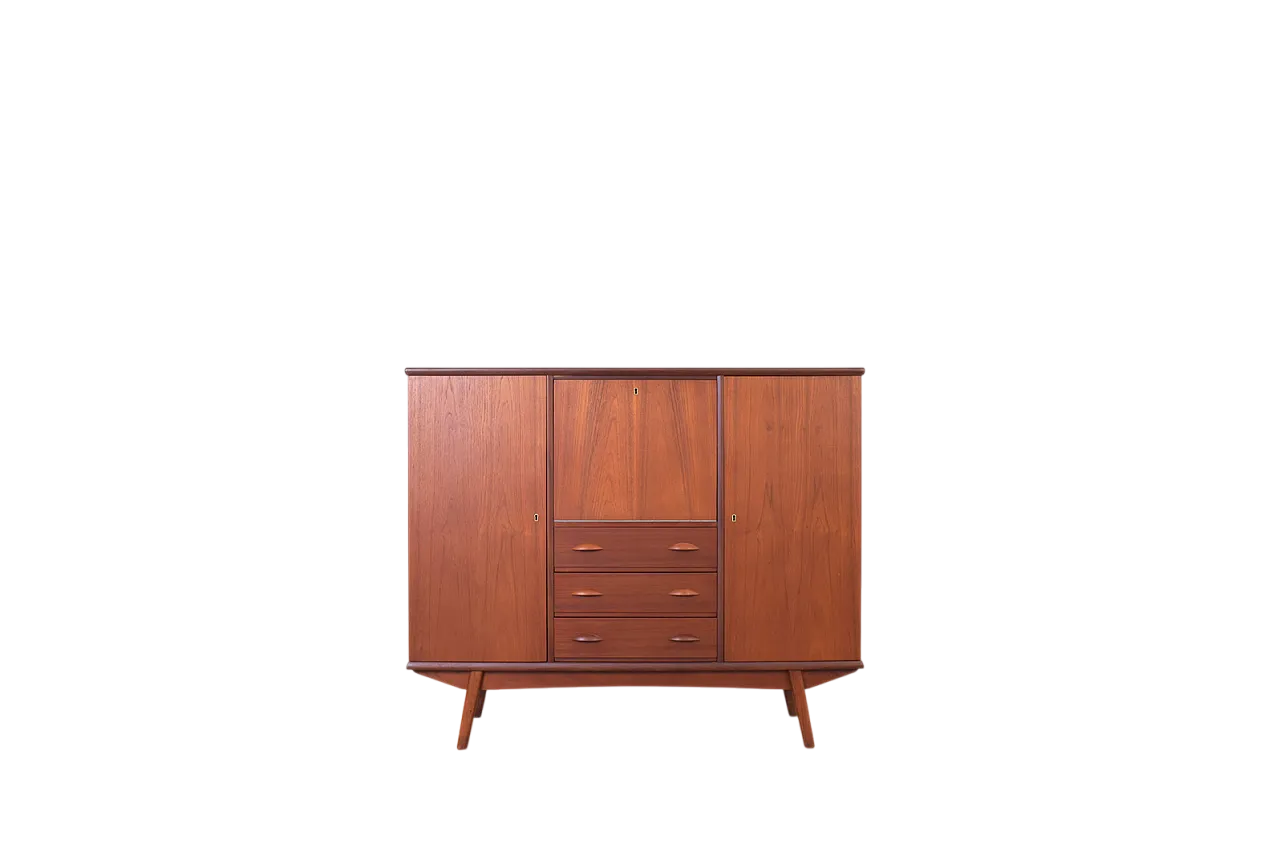 Credenza Mid-Century in teak, Danimarca, anni '60 18
