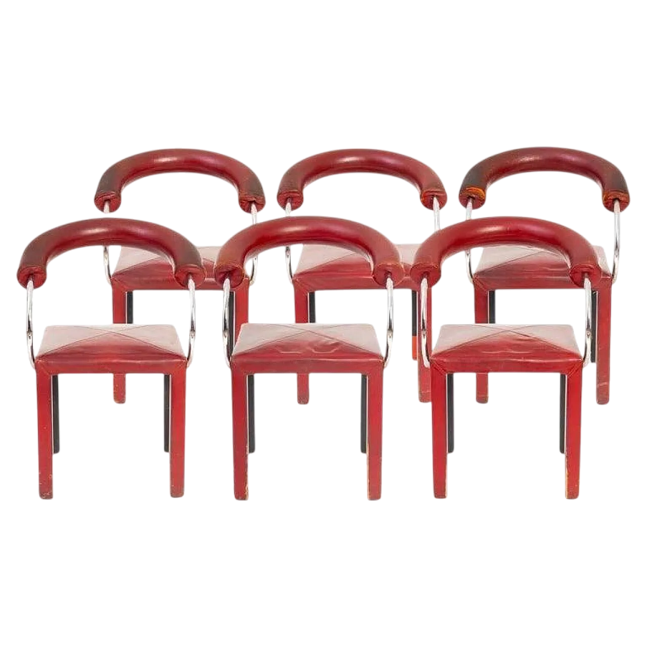 6 Armchairs by Paolo Piva for B&B Italia, 90s 14