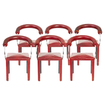 6 Poltrone B&B Italia di Paolo Piva, anni '90