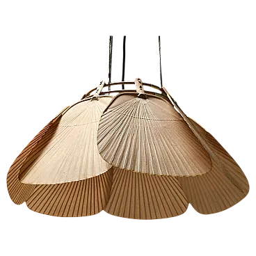 Ingo Maurer 'Uchiwa' Chandelier in Original box, Unused, Germany, 1970s