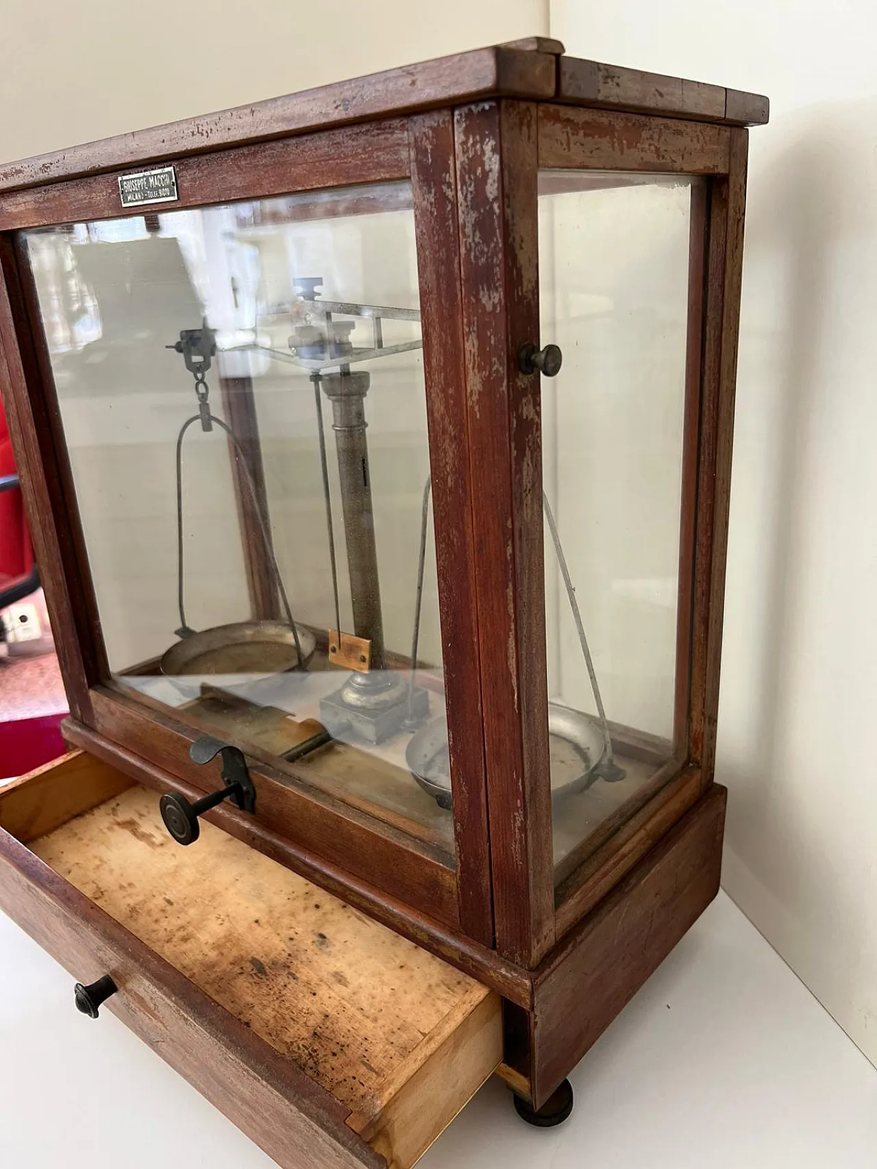 Bilancia analitica da farmacia, anni '50 11