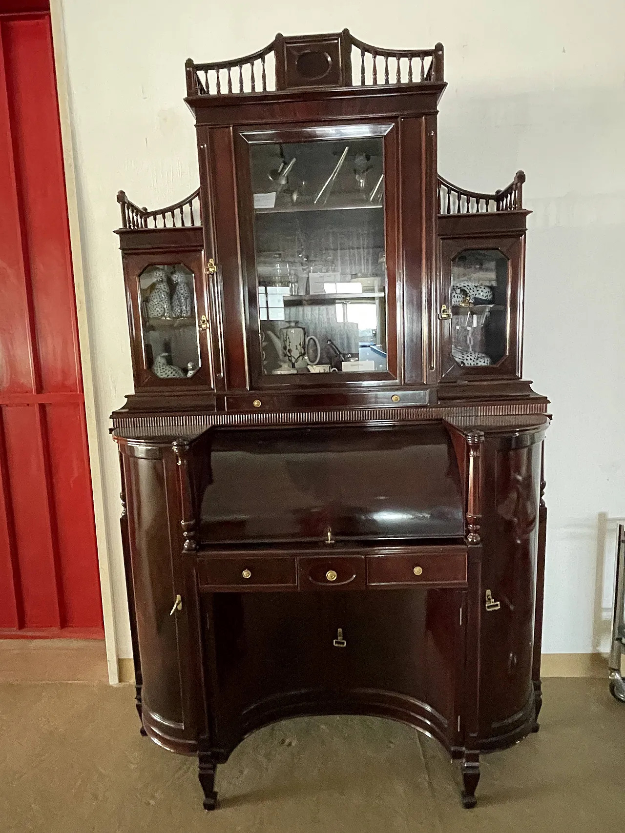 Secretaire inglese Sheraton replica del 1805 2