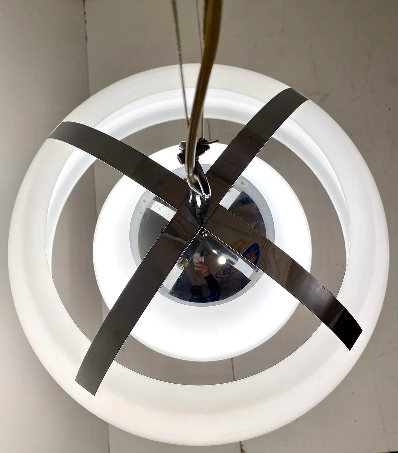 Lampadario Omega di Vico Magistretti per Artemide, anni '60 22