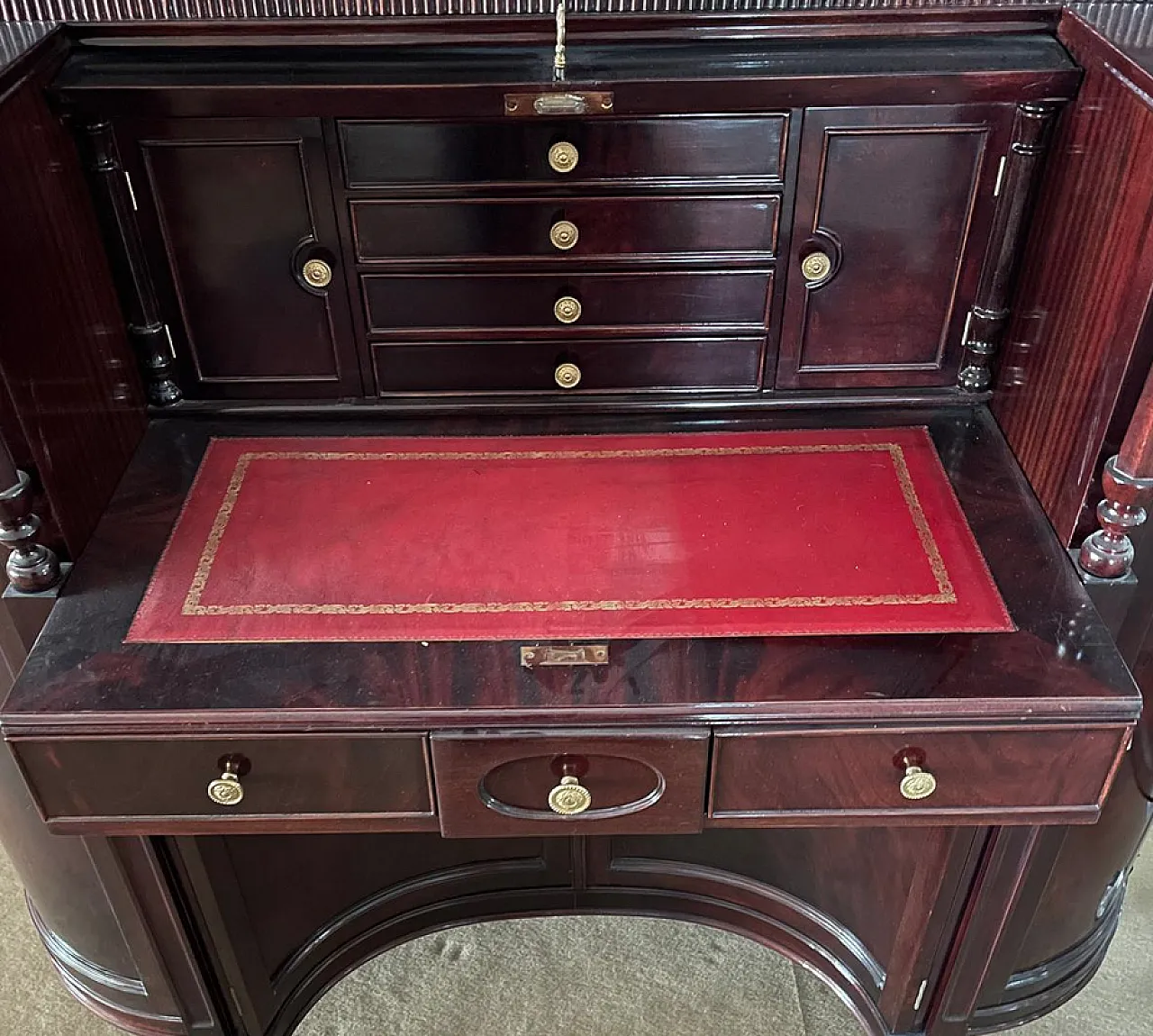 Secretaire inglese Sheraton replica del 1805 6