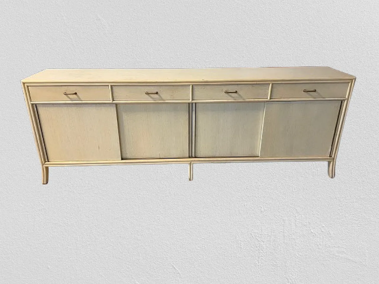 McGuire credenza in quercia, anni '80 1
