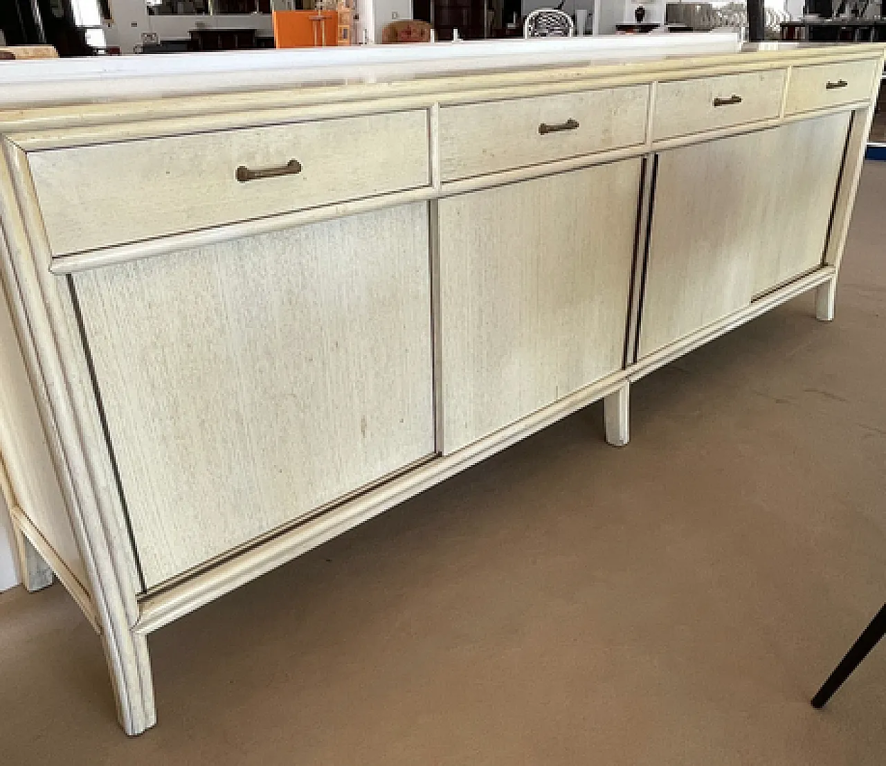 McGuire credenza in quercia, anni '80 3
