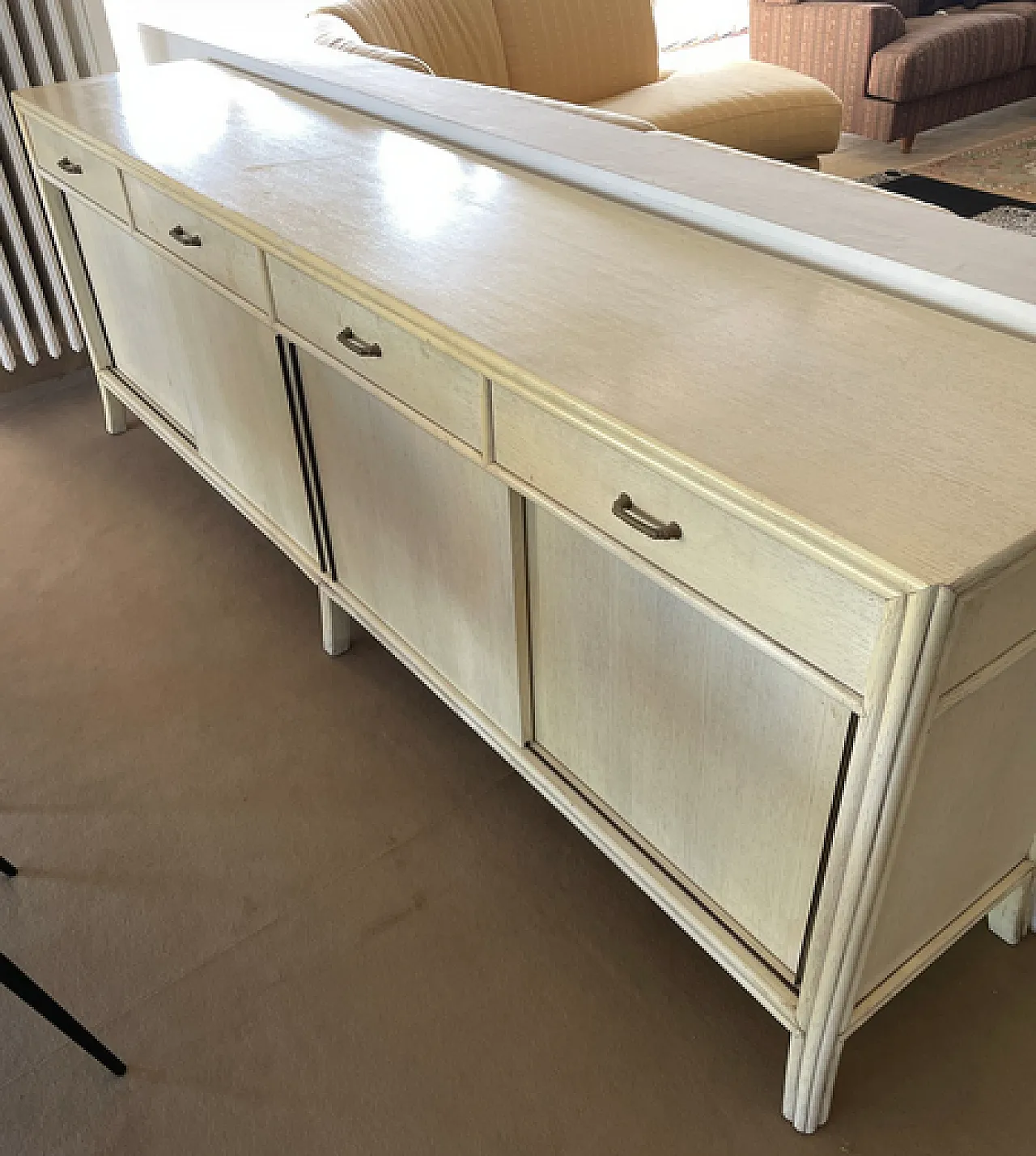 McGuire credenza in quercia, anni '80 4