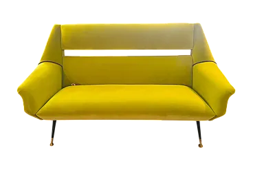 Buttoned sofa by Gigi Radica for Minotti, 1950s
