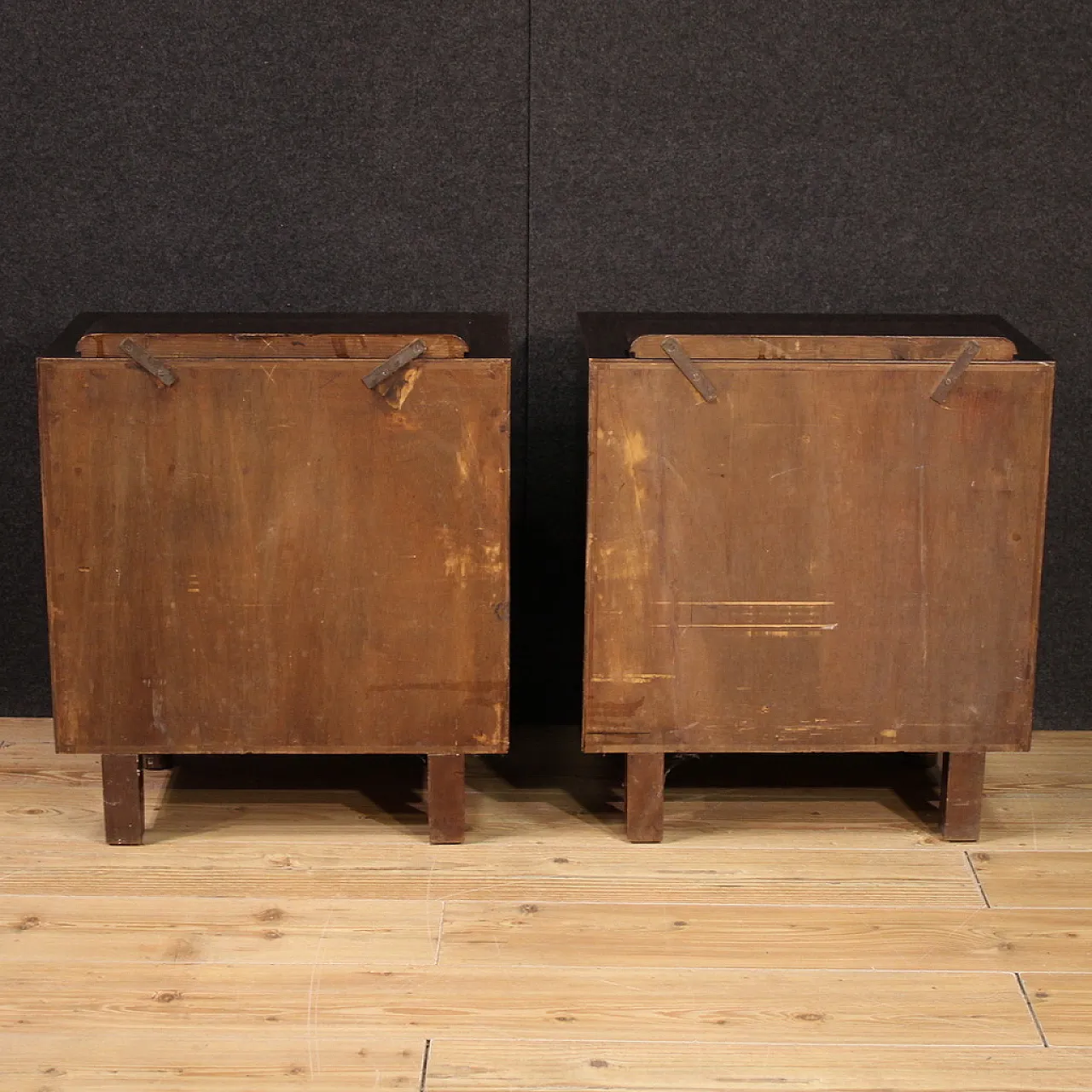 Pair of Italian bedside tables, 60s 8