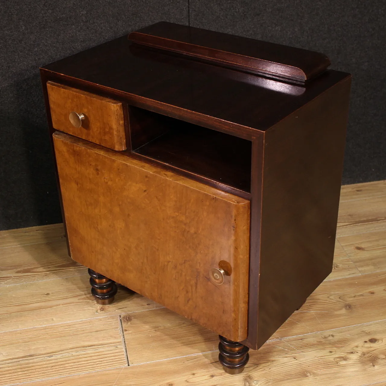 Pair of Italian bedside tables, 60s 12