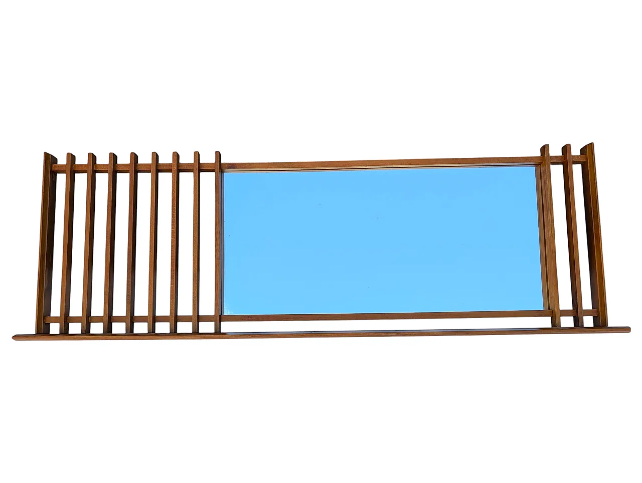 Specchio in legno teak targati Sacilese, Italia anni 60 2