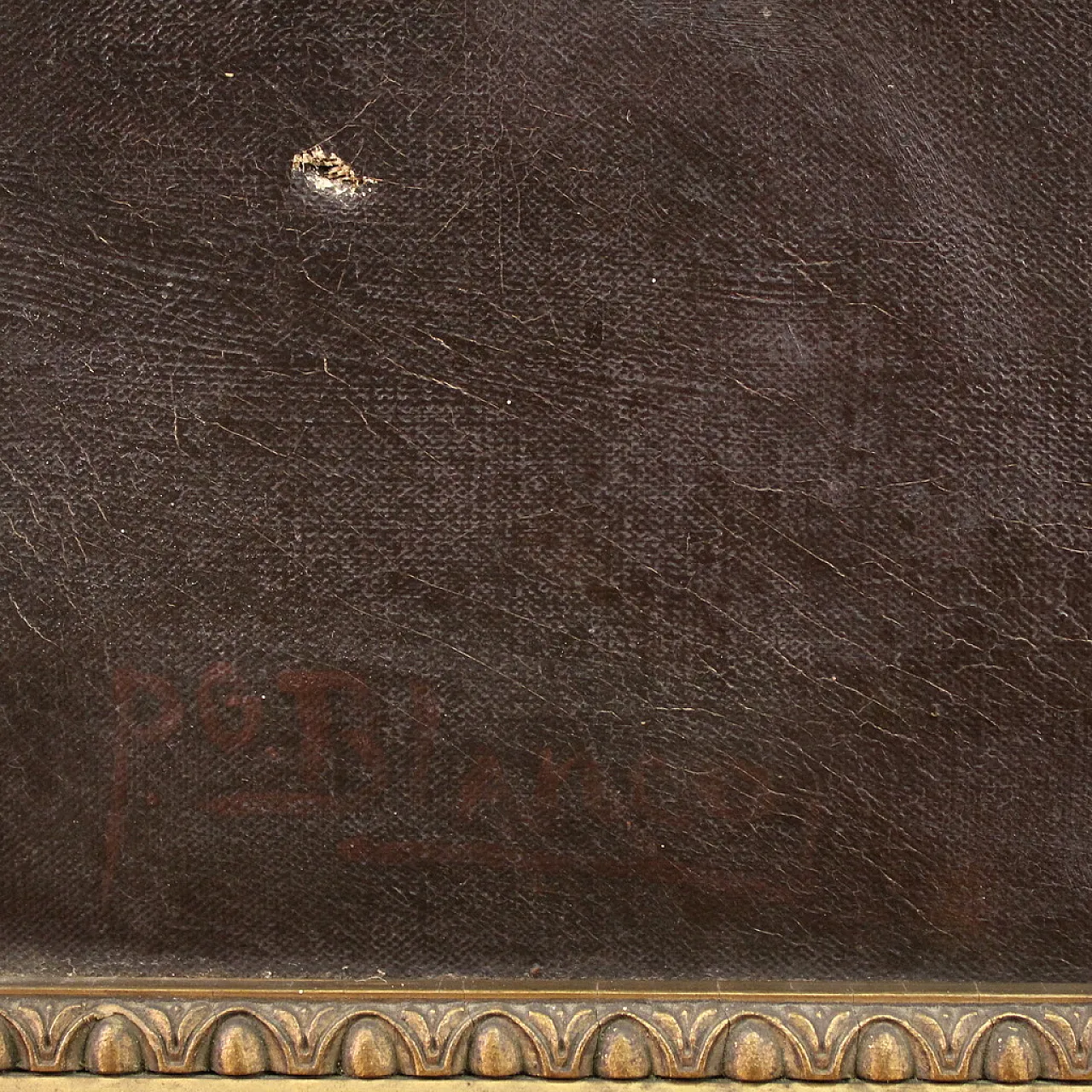 Spanish interior scene painting, 20th century 6