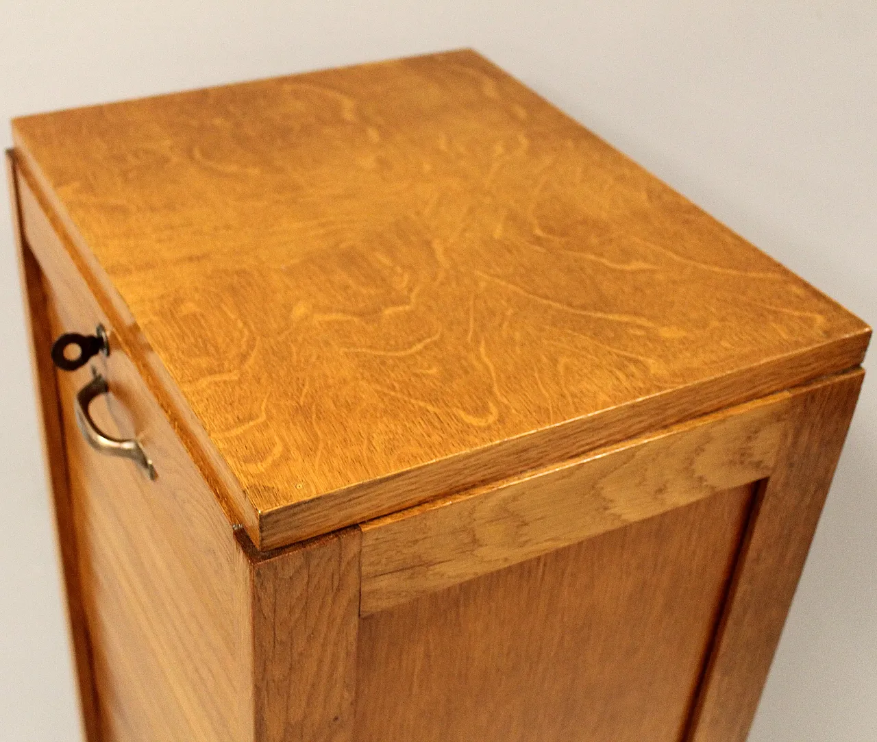 Classificatore serranda schedario archivio in rovere, primo '900 7