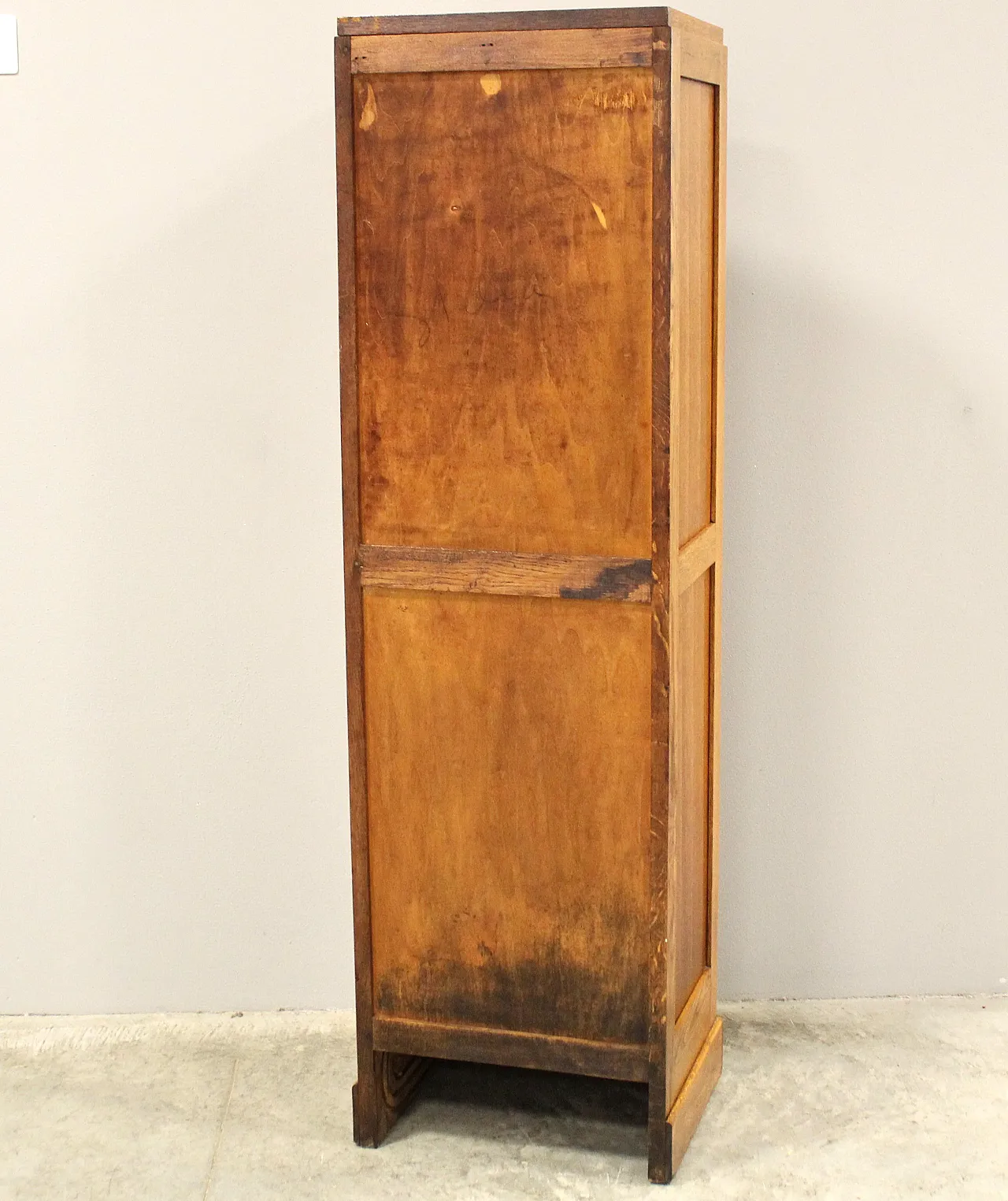 Classificatore serranda schedario archivio in rovere, primo '900 8