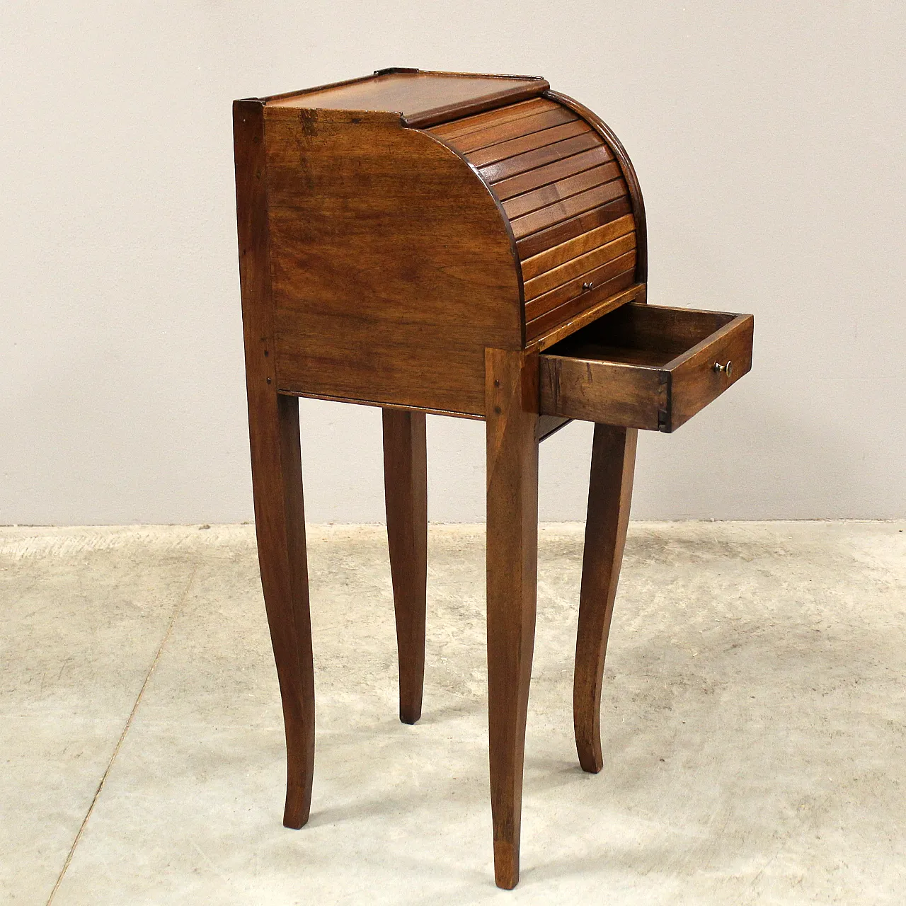 Comodino Direttorio in noce '700 Italia 4