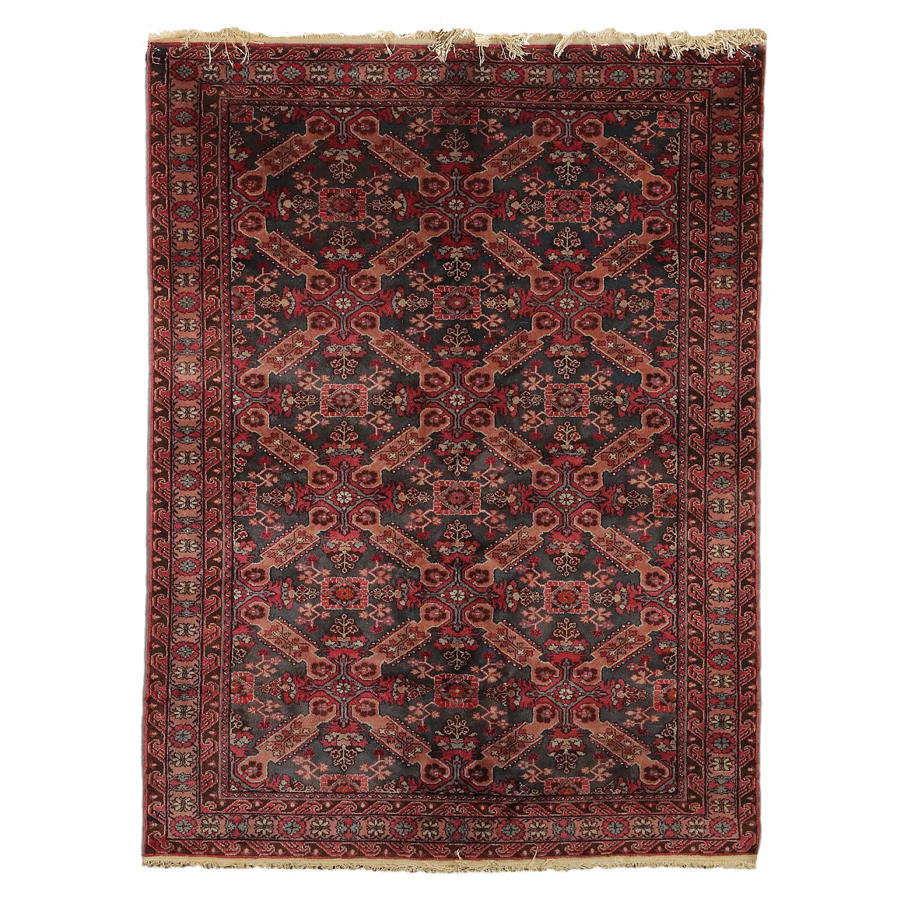 Shirvan wool rug with fine knot, late 20th century 1