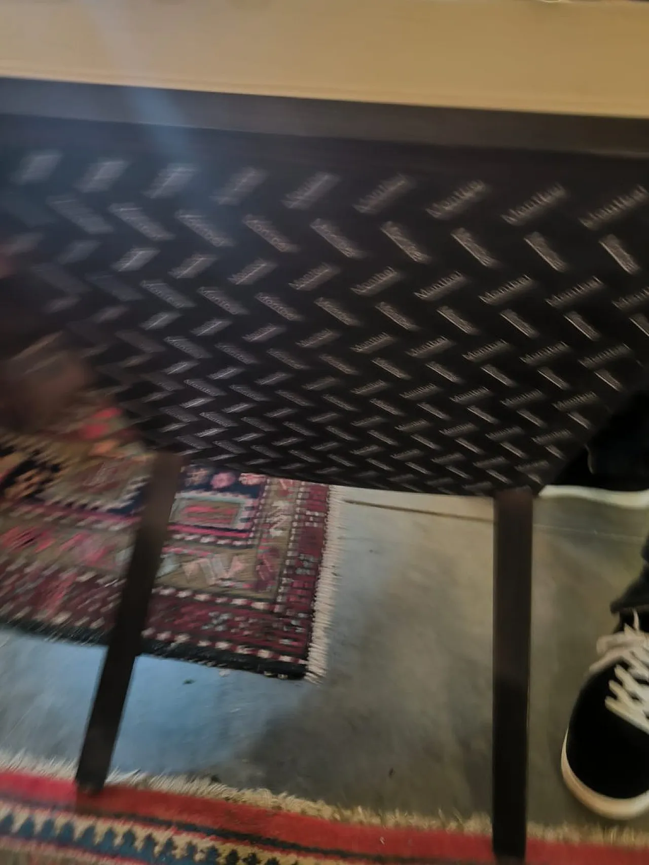 Sedia in legno e pelle, anni '50 2