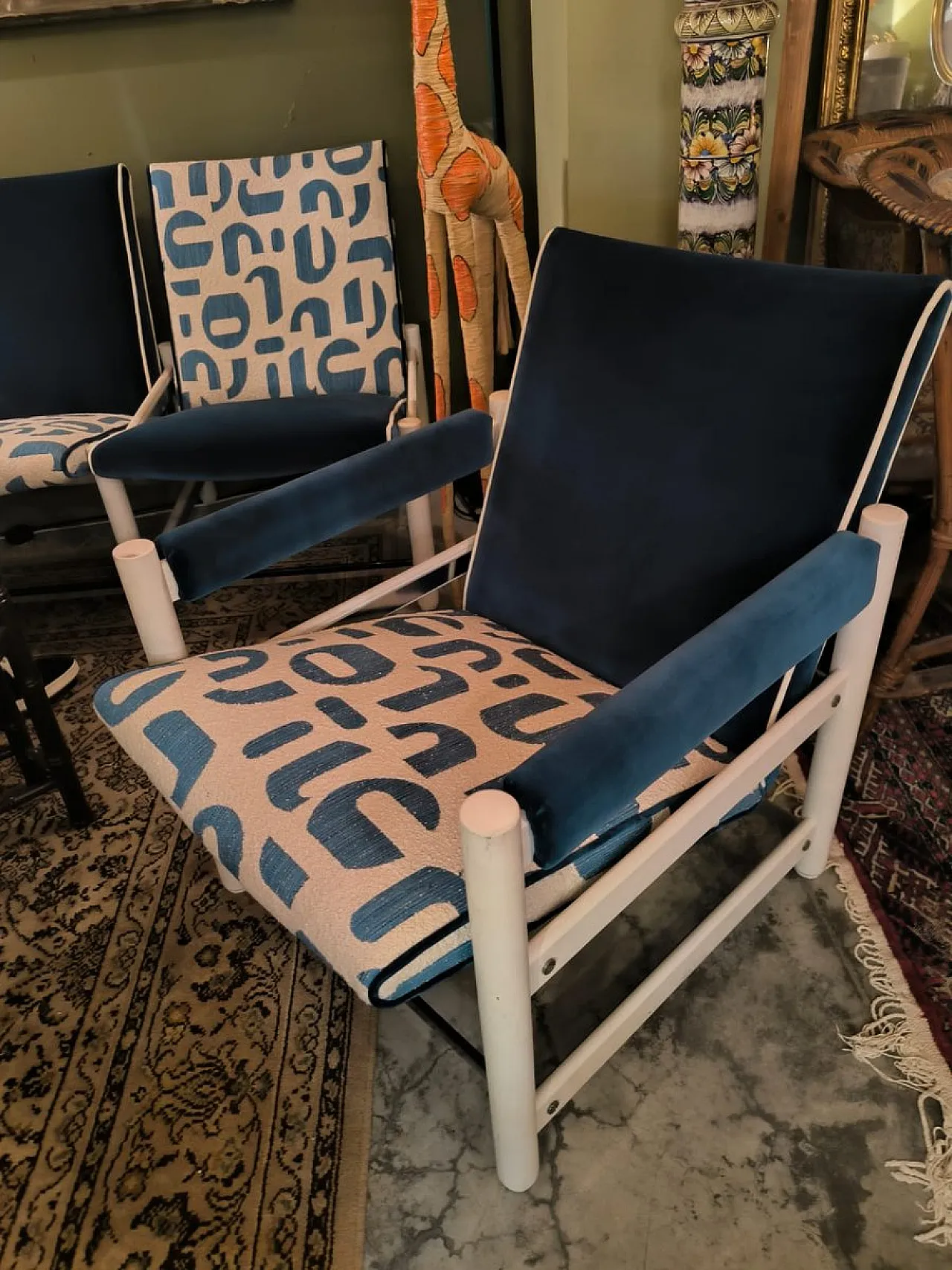 Sofa and chairs from Vera, 1970s 5