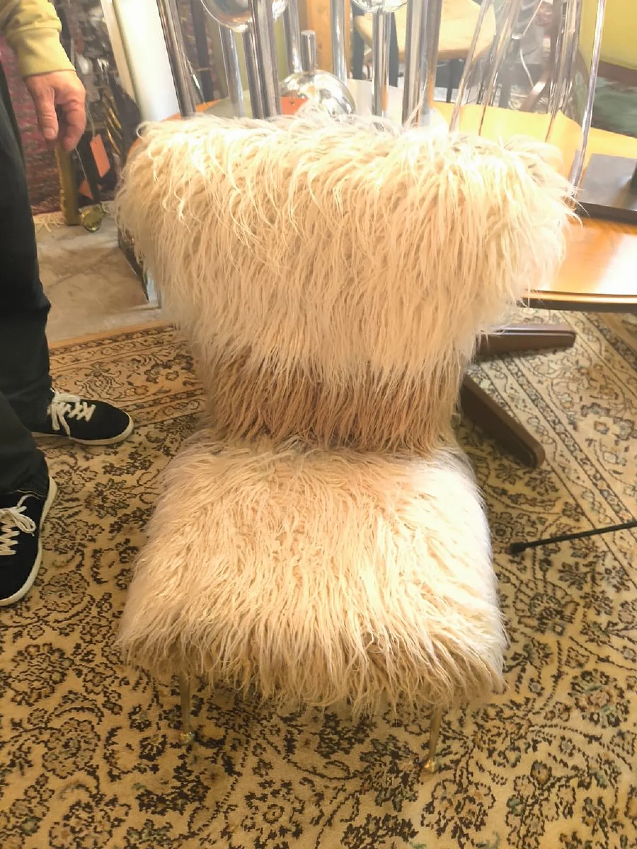 Pair of Tibetan armchairs, 1970s 5