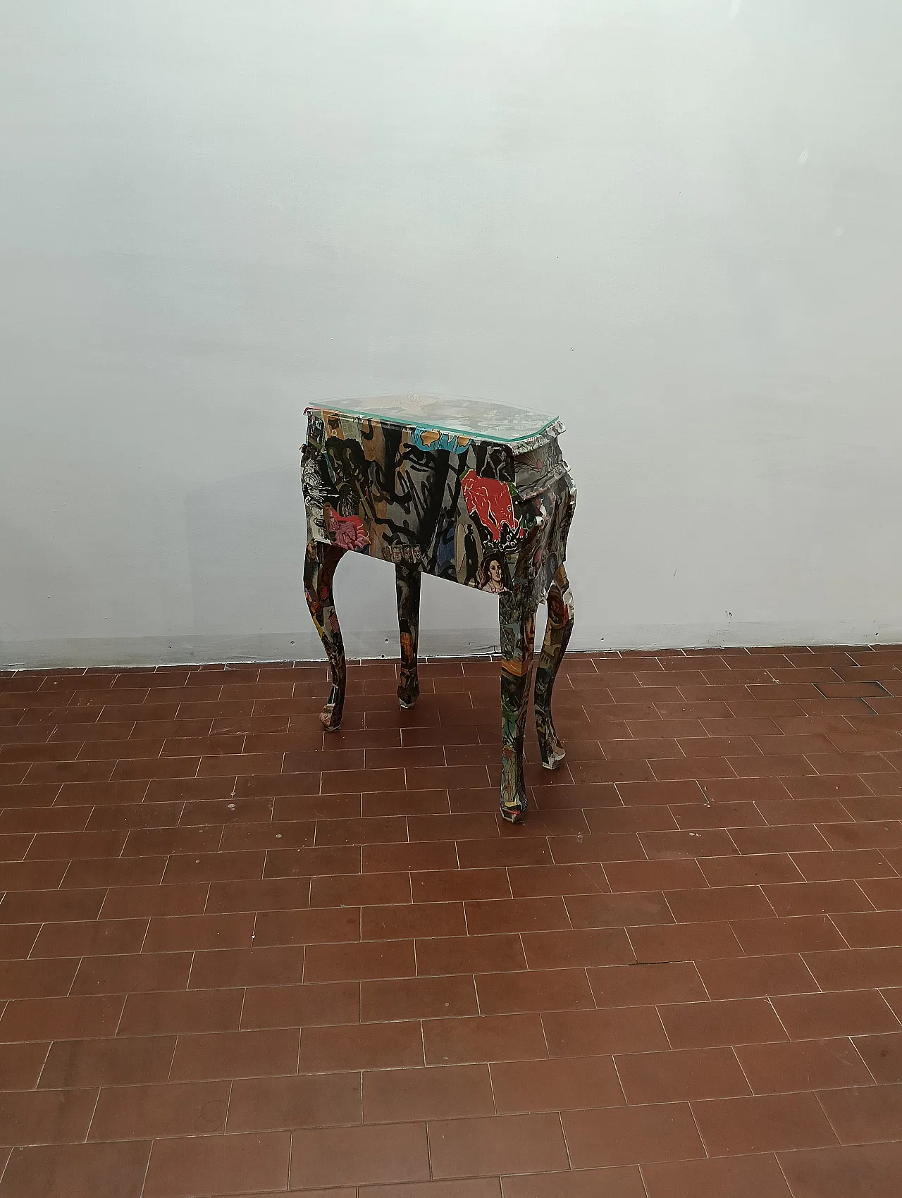 Coppio di comodini decoupage artistico, 2000 19