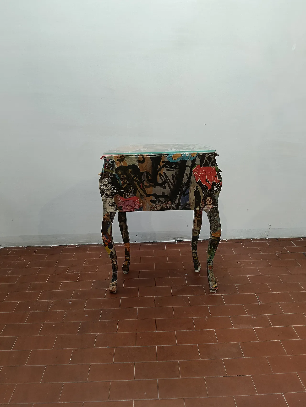 Coppio di comodini decoupage artistico, 2000 20