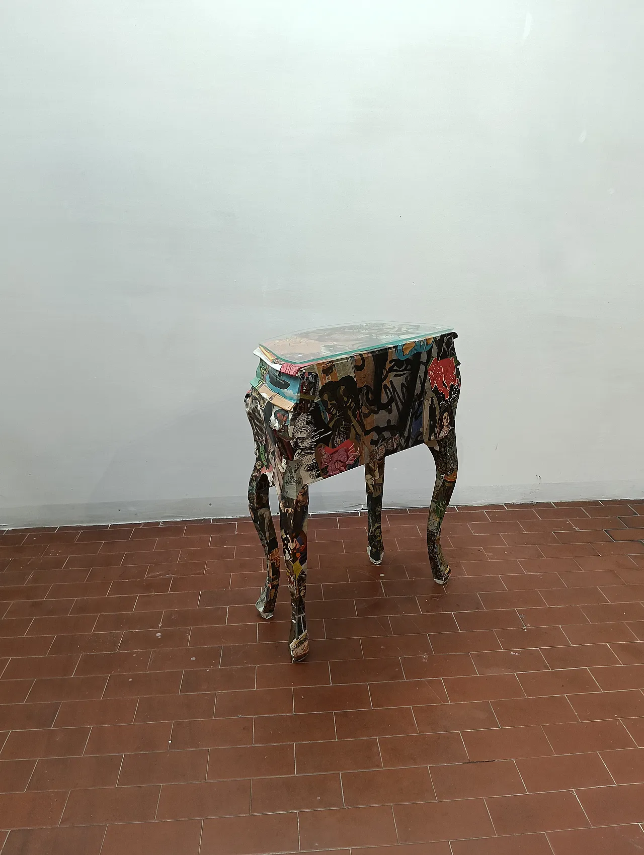 Coppio di comodini decoupage artistico, 2000 21