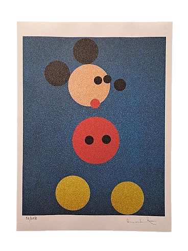 Mickey di Damien Hirst, litografia da collezione, '900