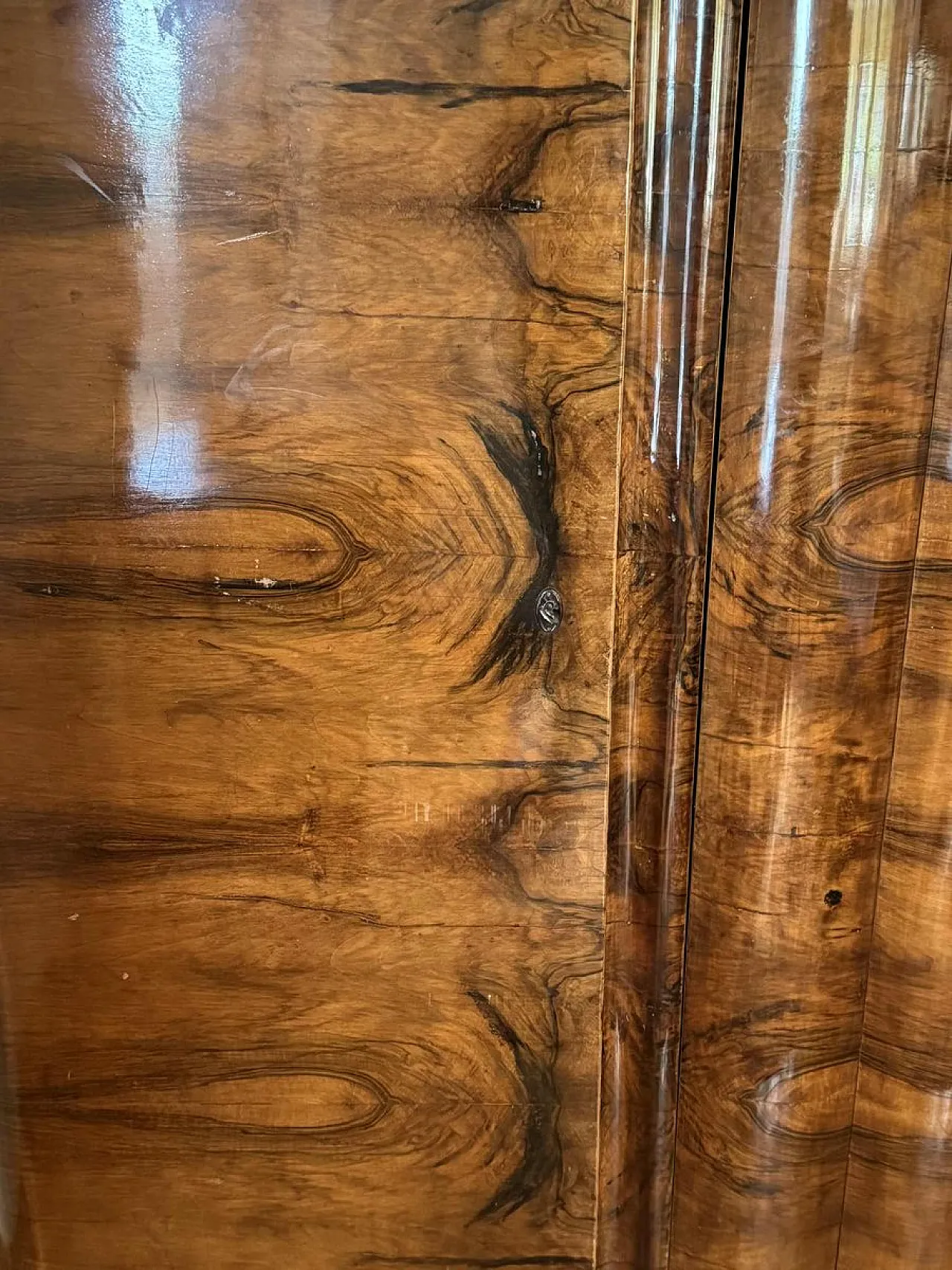 Armadio Art Deco in noce, anni '30 8