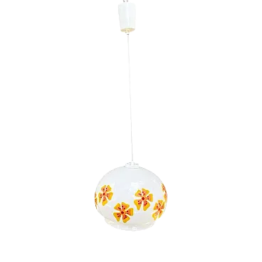 Hanging lamp, VEB Beleuchtungsglaskombinat Görlitz, 1970s