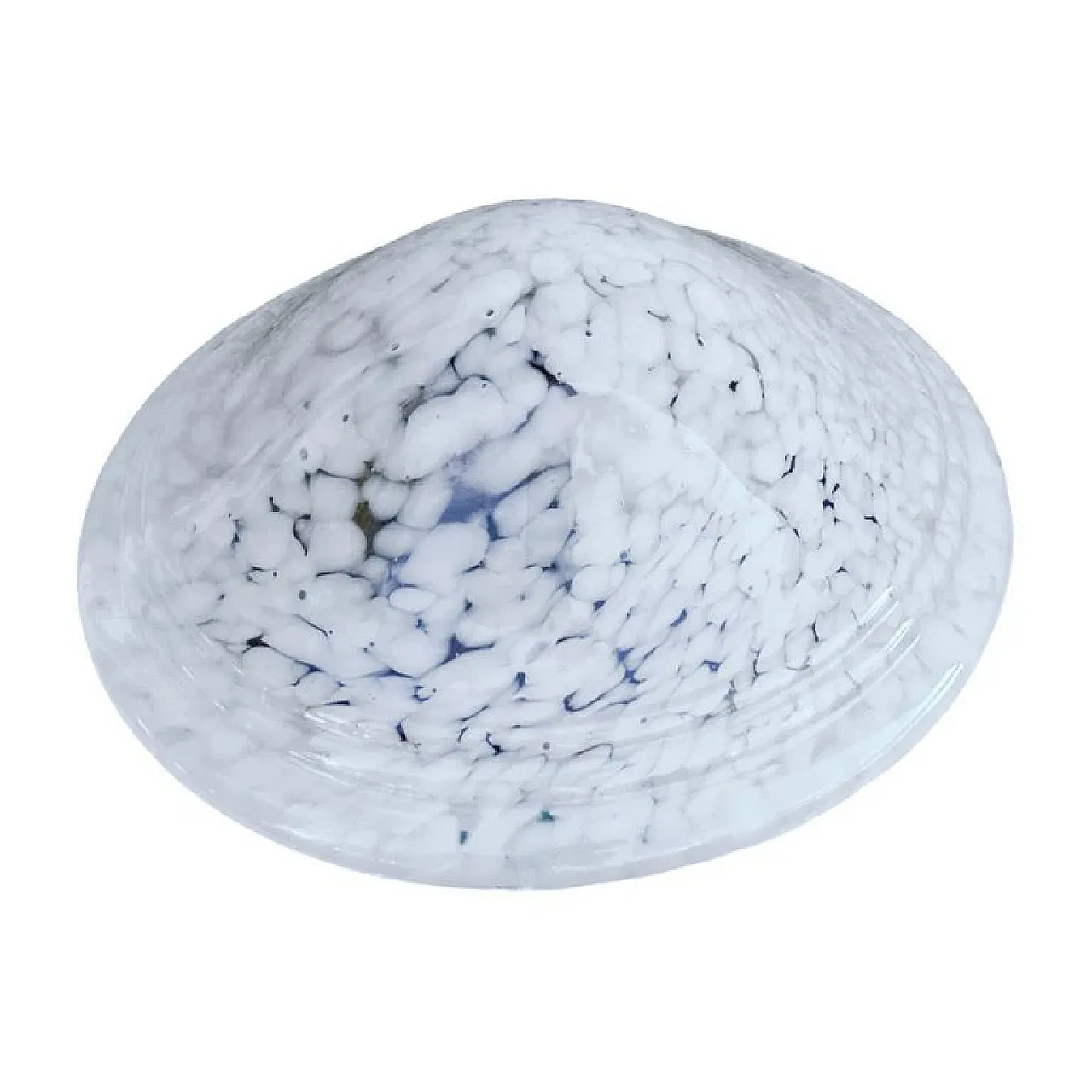 Lampada da soffitto in vetro artistico, anni '70 3