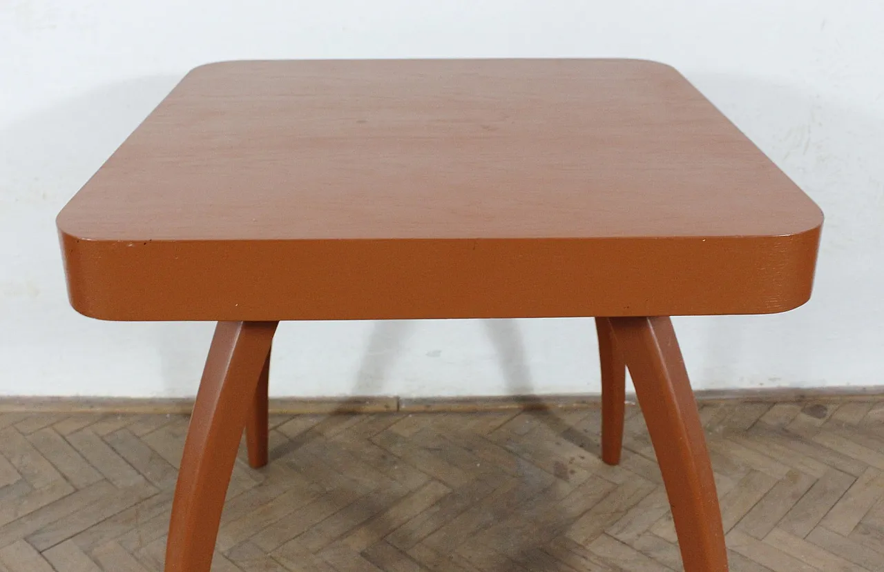 Bentwood lounge chairs with coffee table by Jindřich Halabala, 1930s 6