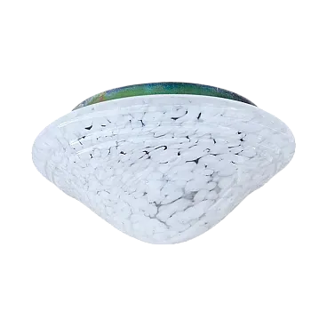 Ceiling lamp in art glass, 1970s