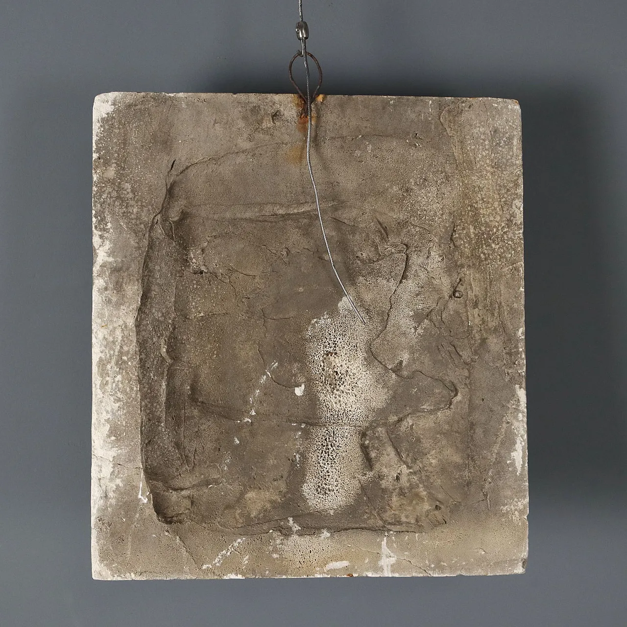 Plaster tile depicting a ferine mask, 19th century 8